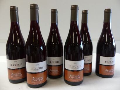 null 6 bouteilles de Fleurie, Cru du Beaujolais, Alphonse Chatelet, 2015