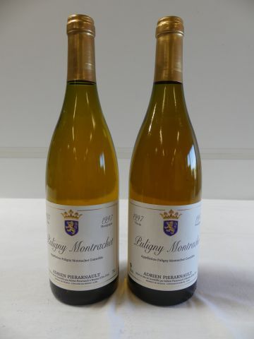 null 2 bouteilles de Puligny Montrachet, Adrien Pierarnault, 1997