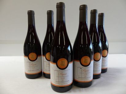 null 6 bouteilles de Régnié, Cru du Beaujolais, Jean Olivier Le Saint, 2014