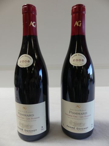 null 2 bouteilles de Pommard 1er Cru, Les Rugiens, André Goichot, 2006