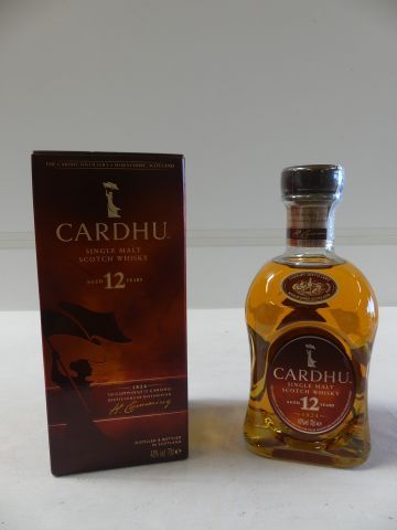 null Coffret d'1 Whisky Cardhu, 12 ans d'âge, Single Malt Scotland (70 cl, 40 % ...