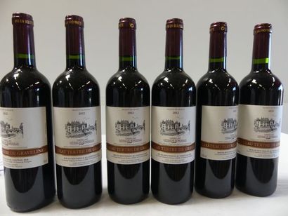 null 6 bouteilles Château Tertre de Graveline, Cadillac Côtes de Bordeaux, 2012