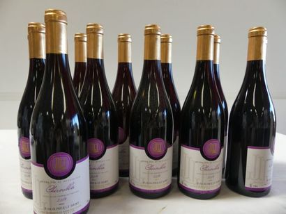null 12 bouteilles de Chiroubles, Cru du Beaujolais, Jean Olivier Le Saint, 2014