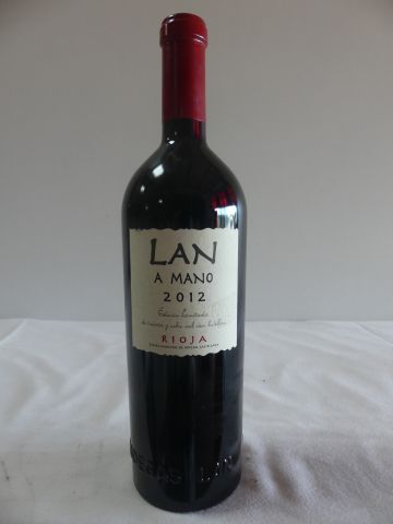 null Bouteille de Rioja Lan a Mano Edition limitée Btles lourde 2012 Edition lim...