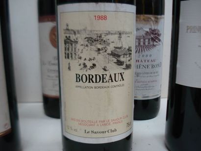 null Lot de 6 bouteilles de vin rouge : Château Saint Sauveur 2004, 2 de Château...