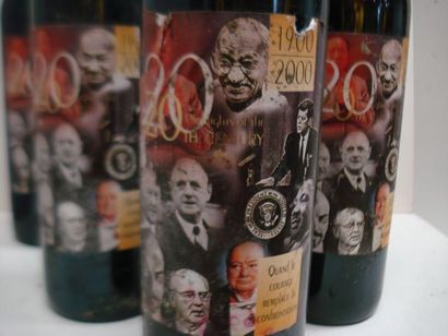 null 6 bouteilles de Bordeaux 2000, cuvée "Highlights of the 20th Century" (ea)
