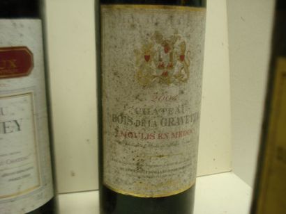 null Lot de 6 bouteilles de vin rouge : 2 de Château Larquey 1997, Château Tour Bellevue...