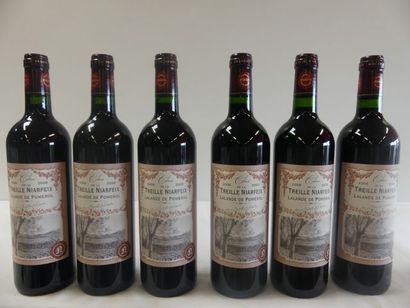 null 6 bouteilles de Lalande de Pomerol Clos de la Treille Niarfeix , Vignobles Niarfeix...