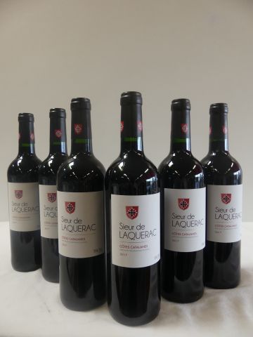 null 6 bouteilles de Côtes Catalanes, Sieur de Laquerac, IGP, 2017
