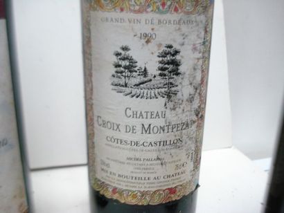 null Lot de 6 bouteilles de vin rouge : 2 de Château La Croix des Lamberts 2004 (els,...