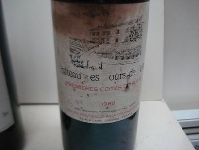 null Lot de 6 bouteilles de vin rouge : 1 de Cos du Roy 2015, 1 de Château de l'Armateur...