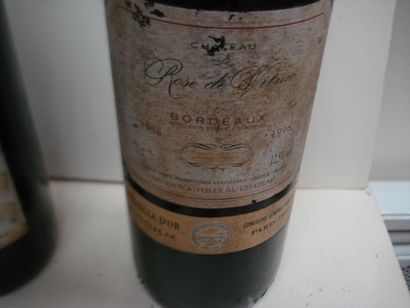 null Lot de 6 bouteilles de vin rouge : Château La Raze Beauvallet 1993 (es), Château...