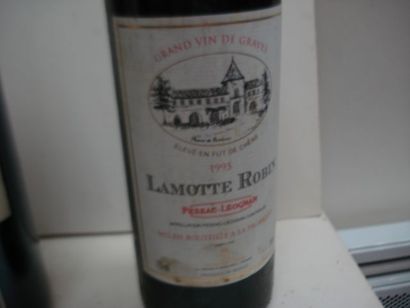 null Lot de 6 bouteille de vin rouge : 2 Château Baron-Bellevue 1989 (ela, B), Lamotte-Robin...