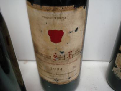 null Lot de 6 bouteilles de vin rouge : Château Saint Pierre 1994 (esa, B), Château...