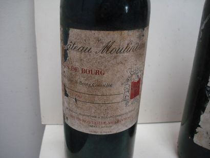 null Lot de 6 bouteilles de vin rouge : 1 de Château Sigognac 1990, 1 de Château...