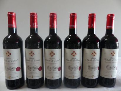 null 6 bouteilles de Château L'Etoile de Viaud, Lalande de Pomerol, Vignobles Chevalier,...