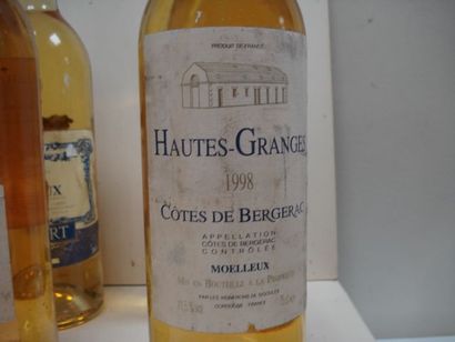 null Lot de 6 bouteilles de vin blanc : 5 bouteilles de Côtes de Bergerac, Hautes-Granges,...