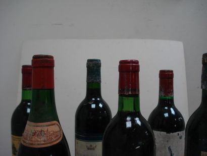 null Lot de 6 bouteilles de vin rouge : 2 de Château Fontaine Royale 1981, Marquis...