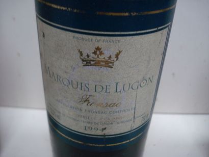 null Lot de 6 bouteilles de vin rouge : 2 de Château Fontaine Royale 1981, Marquis...