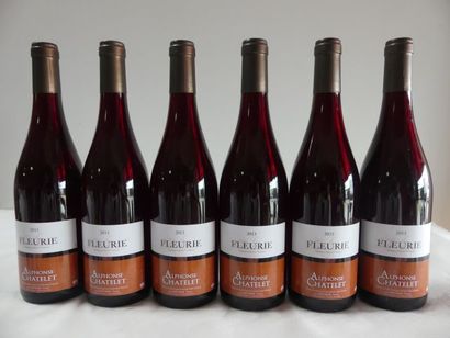 null 6 bouteilles de Fleurie, Cru du Beaujolais, Alphonse Chatelet, 2015