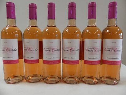 null 6 bouteilles de Rosé, Domaine du Grand Castelet, Les Alpilles, Récoltant, 2...