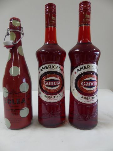 null Lot de 3 bouteilles : 2 bouteilles d'Americano Grancia 100 cl 14,5 % vol. et...