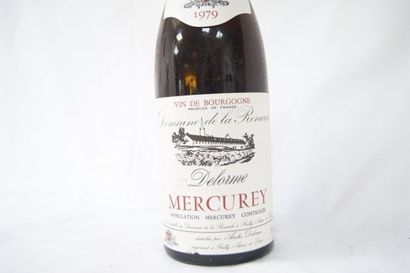 null 1 bouteille de Mercurey, domaine de la Renarde, 1979 (LB)