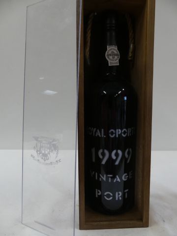 null Coffret Bois d'1 bouteille de Porto Royal Oporto Vintage 1999