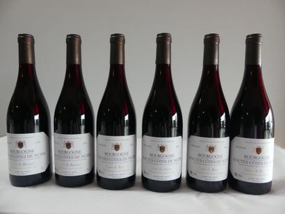 null 6 bouteilles de Bourgogne Rouge, Hautes Côtes de Nuits, Henri de Bareuil, 2...