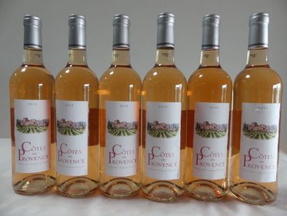 null 6 bouteilles de Côtes de Provence Rosé, AOC, 2015