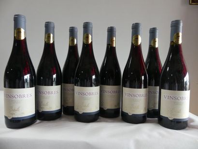null 8 bouteilles de Vinsobres, Côtes du Rhône, La Bataille des Anges, 2012