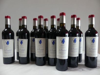 null 12 bouteilles de Provence Rouge, Domaine La Courtade à Porquerolles, 2007 (50...