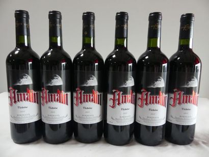 null 6 bouteilles de Bordeaux Rouge, Amain Victoire, 2012