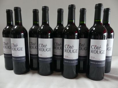 null 9 bouteilles de Domaine des Fonties, Côte Rouge, 2010
