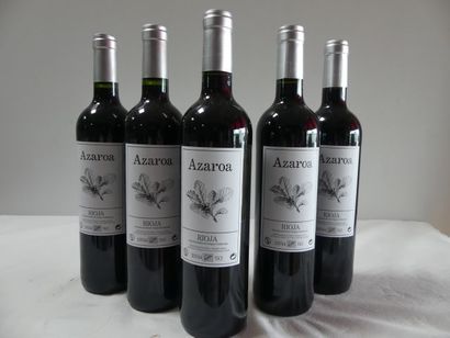 null 5 bouteilles de Vin d'Espagne Rouge, Azaroa Rioja, Tinto Azaroa, 2016