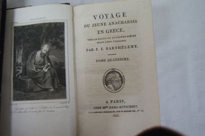 null Lot de 5 livres : Le Bailly "Fables" Paris, Chaumerot, 1811 / Swift "Les voyages...