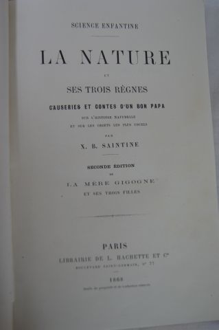 null Lot de 3 livres : Grandville "Fables de Florian" Garnier Frères / Emile Carrey...