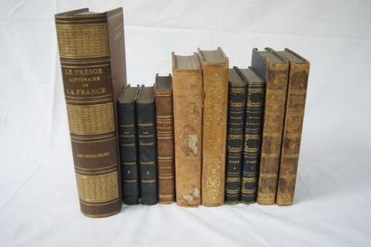 null Lot de 10 livres : Don Quichotte, Dictionnaire philisophique de Voltaire, Oeuvres...