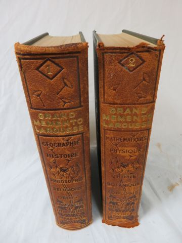 null Grand Memento Encyclopédique Larousse 2 tomes, 1937