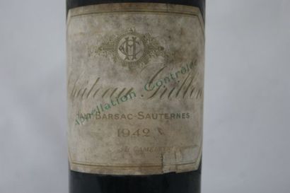 null 1 bouteille de Sauternes, Château Grillon, 1932 (elsa, B)