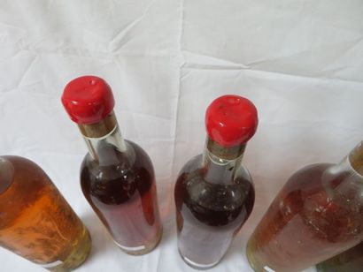 null 8 bouteilles de Sauternes, années 50/60 (B, dépôt)