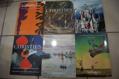 null Lot de 6 catalogues de vente, thème : Impressionnisme et art moderne de SOTHEBY’S...