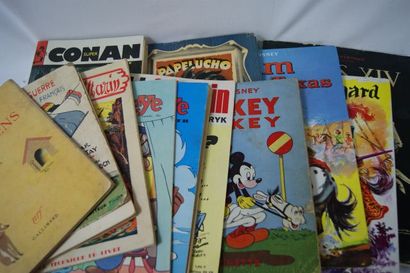 null Lot de livres pour enfants dont Popeye, les chiens de Marcel Aymé, Mickey, le...