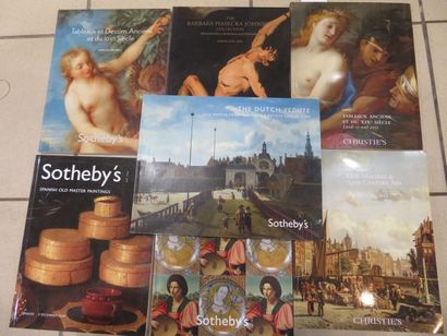 null Lot de 7 catalogues de vente de CHRISTIE’S et SOTHEBY’S. Thème : Old Master...