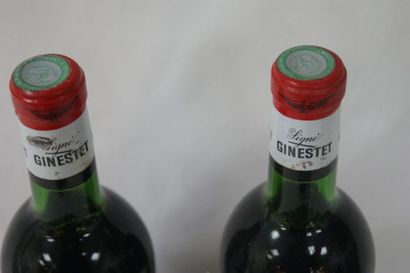 null 2 bouteilles de château Larmande, Saint Emilion, Grand cru classé, 1971 (LB,...