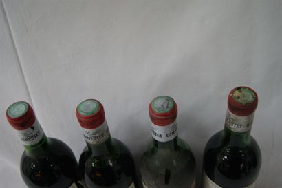 null 4 bouteilles de Château La Grande de l'Escure, Saint Emilion Grand Cru, 1974....
