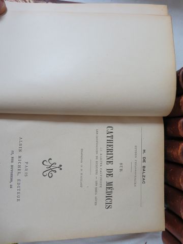 null BALZAC Série de 10 volumes. Société d'édition littéraire et artistique. Ill...