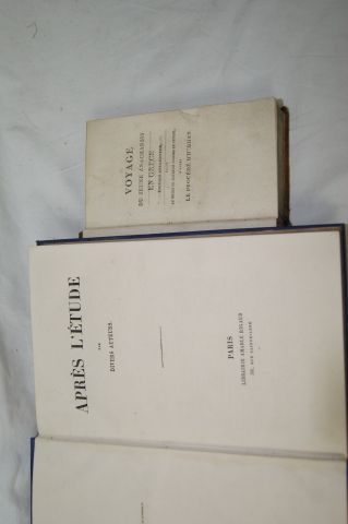 null Lot de 2 livres : BARTHELEMY "Voyage du jeune Anacharsis" Paris, Mme Dabo-Butschert,...
