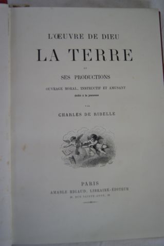 null Charles de Ribelle "L'OEuvrre de Dieu, la terre et ses productions" Amable ...