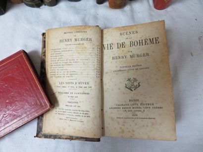null Lot de livres reliés XIXe et XXe dont Chateaubriant, Merouvelle, Histoire marseillaise,...